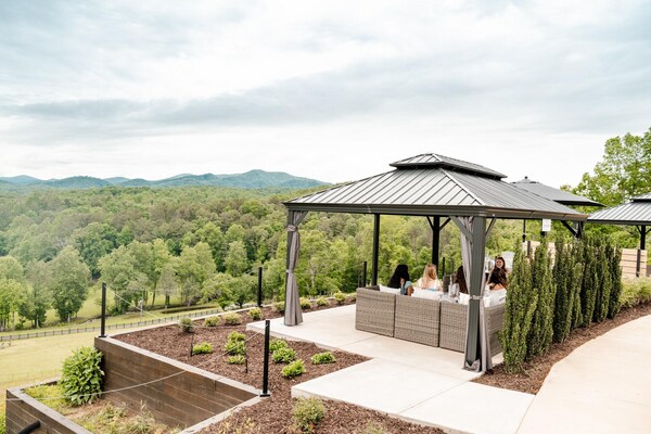 gazebo, pavilion, shade, canopy, outdoor structure, garden