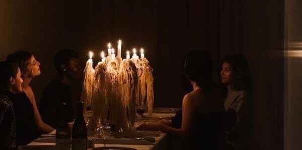 candle, wax, candle holder, flame, party, fire