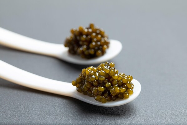 food, caviar, tableware, ingredient, roe, kitchen utensil