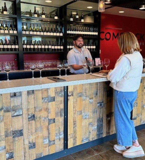 shelf, barware, customer, drinking establishment, wood, retail