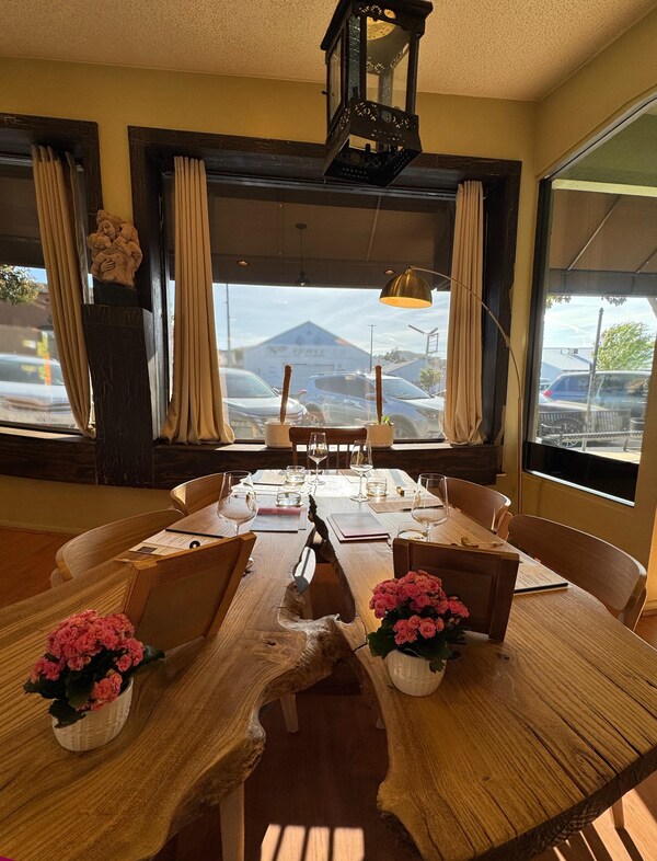 furniture, wood, table, ceiling, lighting, chair