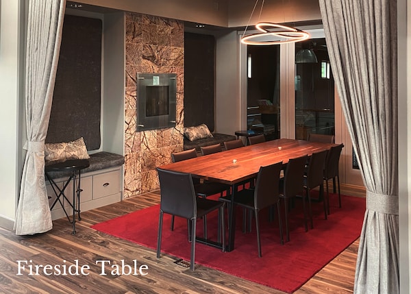 table, property, furniture, chair, wood, curtain